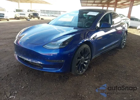 2022 Tesla Model 3 Performance Dual Motor All-Wheel Drive из США, поврежденный, VIN 5YJ3E1EC7NF202513